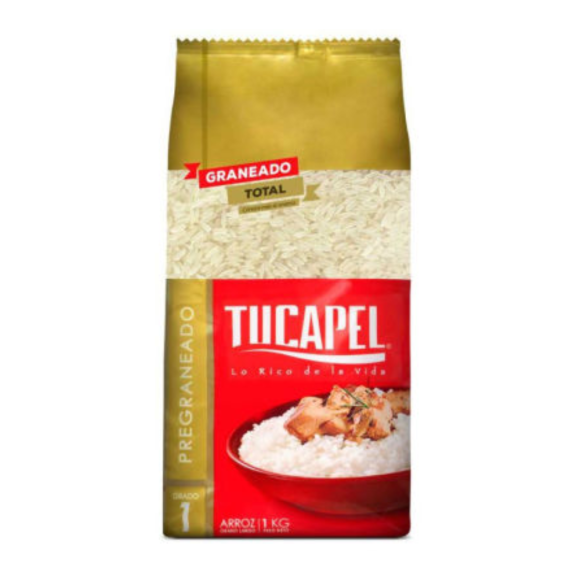 Arroz G1 Pregraneado 1 Kg Tucapel Manga x 10